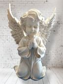 Anioł 27 Cm Figura Dekoracyjna Biały