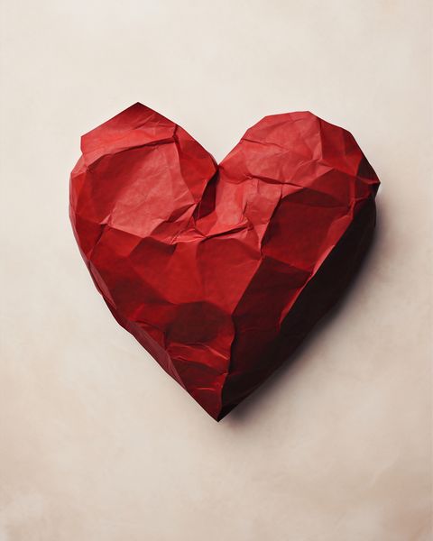 Plakat 40x50cm Kreślone Serce zdjęcie 1