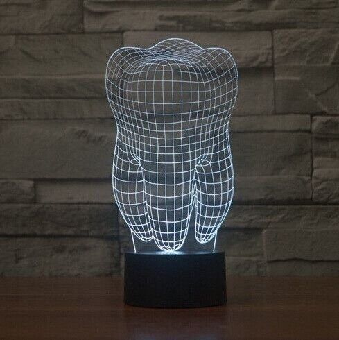 Lampa 3D z Akrylu - Unikatowe Oświetlenie Poręczne zdjęcie 2