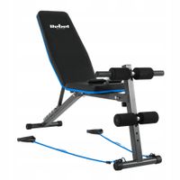 ŁAWKA TRENINGOWA skośna z blokadą nóg i gumami Active do 170kg