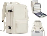 PLECAK KABINOWY BAGAŻ PODRĘCZNY RYANAIR WIZZ AIR 40x25x20 cm beżowy