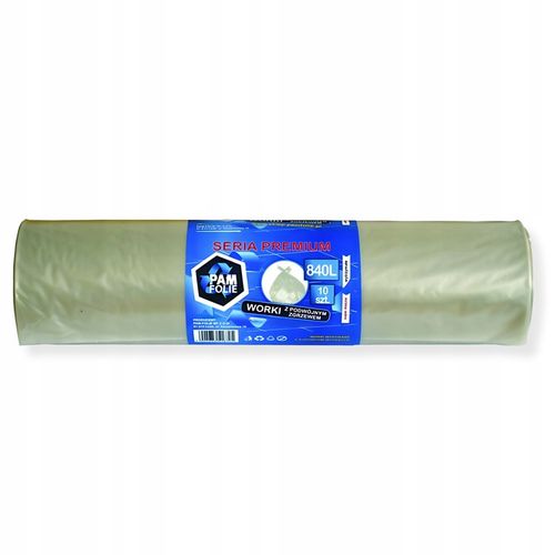 WORKI NA ŚMIECI BUDOWLANE Styropian Bardzo Duże 840L 10szt Pam Folie na Arena.pl
