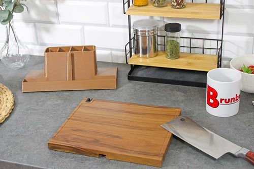 drewniany stojak magnetyczny na noże z ostrzałką 3770 na Arena.pl