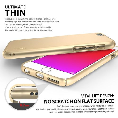 Etui Ringke Slim do iPhone 6/6s (złote) na Arena.pl