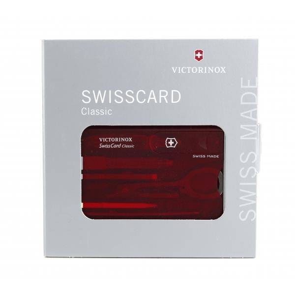 SwissCard Classic czerwony transparentny zdjęcie 3