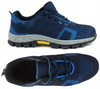 BUTY robocze PÓŁBUTY z blachą kapą BHP z podnoskiem ANTYPRZEBICIOWE S1P 41