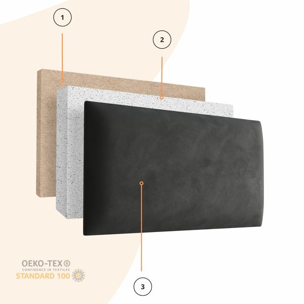 PANELE ŚCIENNE TAPICEROWANE 70cm x 30cm MAGIC VELVET 2239 zdjęcie 7