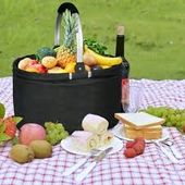 Kosz piknikowy ABIUBIU SKŁADANY poliester