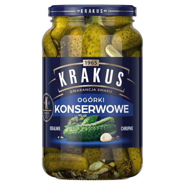 Krakus Ogórki konserwowe 920 g zdjęcie 1