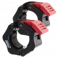 HRD SYSTEM ZACISKI SZCZĘKOWE QR NA GRYF 28MM KLAMROWE CZARNO CZERWONE