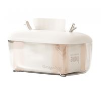 Szkatułka Organizer Na Chusteczki Pojemnik Ozdobny Na Chusteczki Biały