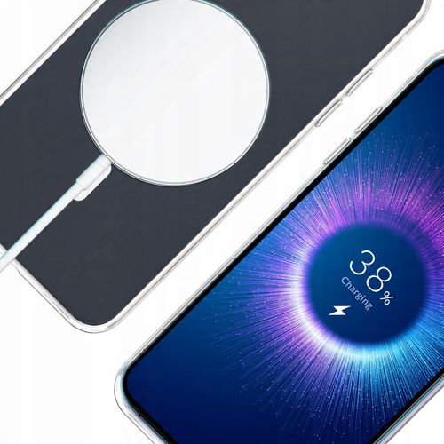 Etui plecki cover z MagSafe na tył Apple iPhone 15 Plus - 3mk Clear MagCase na Arena.pl