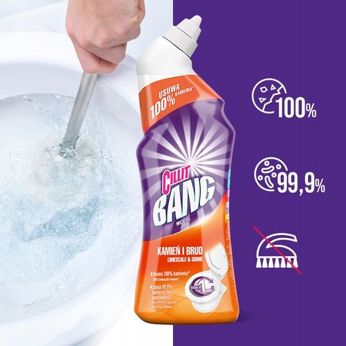 cillit bang żel do toalet - kamień i rdza 750ml na Arena.pl