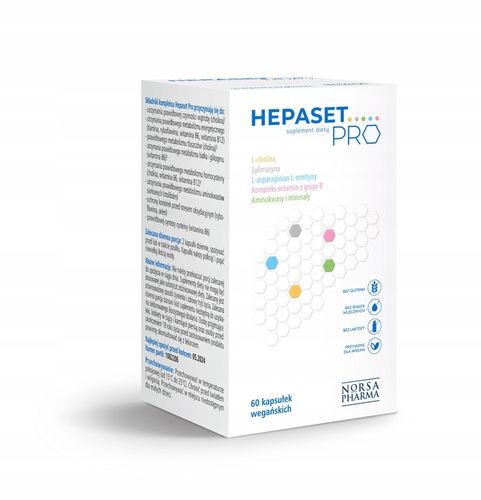 NORSA PHARMA Hepaset PRO Wsparcie Wątroby 60kaps na Arena.pl