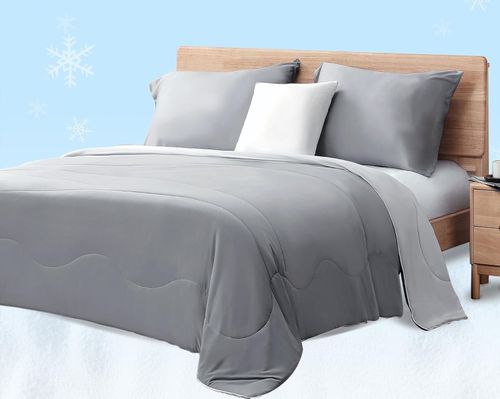 Koc chłodzący ACCURATEX 200x200 cm lekki letni oddychający i antyalergiczny na Arena.pl