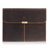 skórzany brązowy biwuar a4 organizer paolo peruzzi t-43-hbr