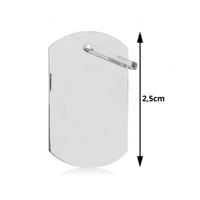 SREBRNY NIEŚMIERTELNIK WOJSKOWY PRÓBA SREBRA 925 GRAWER GRATIS!