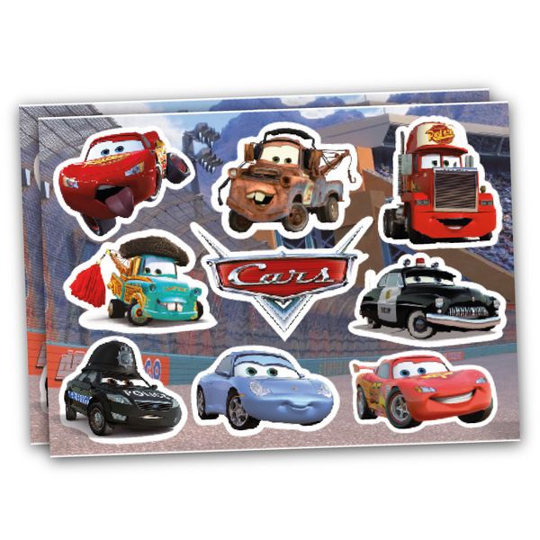 Naklejki na rower bidon AUTA zdjęcie 1