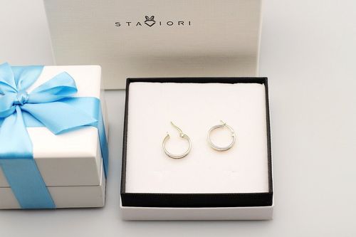 Złote kolczyki KXX6235 na Arena.pl