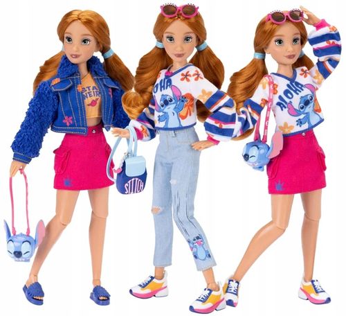 DISNEY ILY 4EVER MODNA LALKA 30 CM Z MOTYWEM STITCH + AKCESORIA 10+ ELEM na Arena.pl