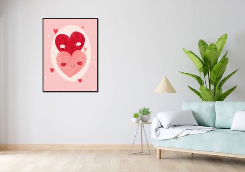 Plakat 75x100cm Ciepło Serca na Arena.pl