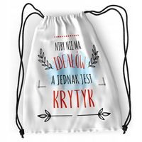 Plecak Dla Krytyka Sportowy Szkolny Worek Torba Z Nadrukiem Ze Zdjęciem