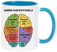 KUBEK Z NADRUKIEM ŚMIESZNY PREZENT DZIEŃ NAUCZYCIELA WYCHOWAWCY MÓZG