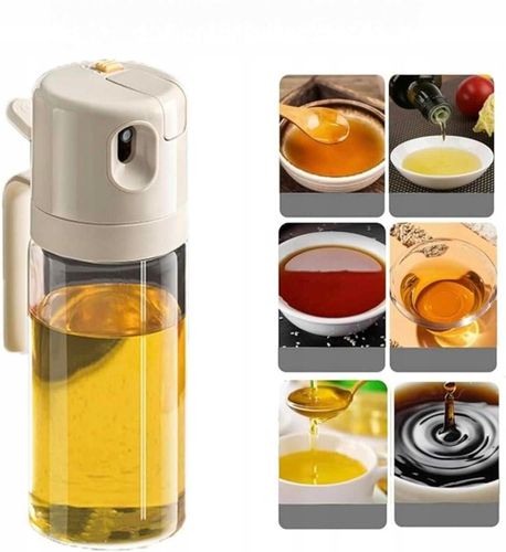 SPRYSKIWACZ DO OLIWY OLEJU SZKLANY DOZOWNIK SPRAY ATOMIZER WYGODNY 550ML na Arena.pl