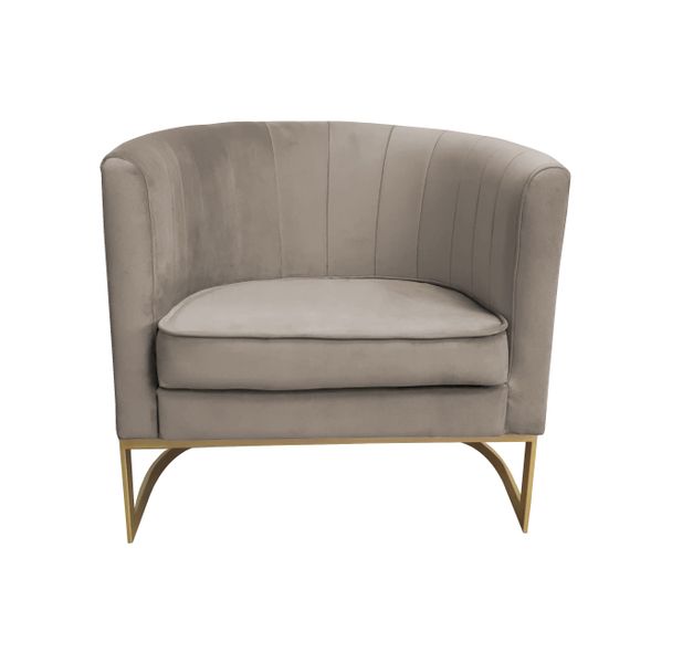 Fotel Glamour podstawa złota MG09 zdjęcie 3