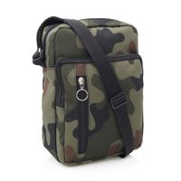 SASZETKA męska materiałowa torba z paskiem na ramię V295 moro