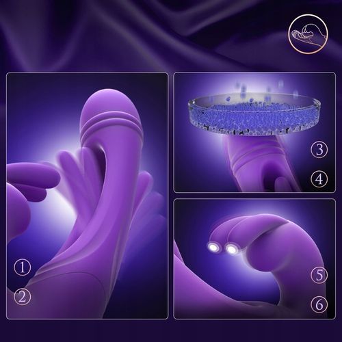 Trzepoczący wibrator Dildo dla kobiet 12 wibracji na Arena.pl