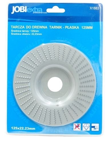 tarcza do drewna tarnik - płaska 125mm na Arena.pl