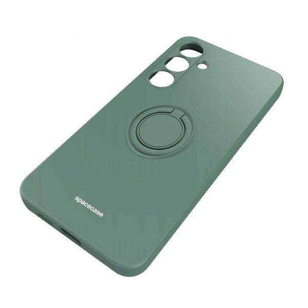 Spacecase Silicone Ring Galaxy S24+ Dark Green zdjęcie 5