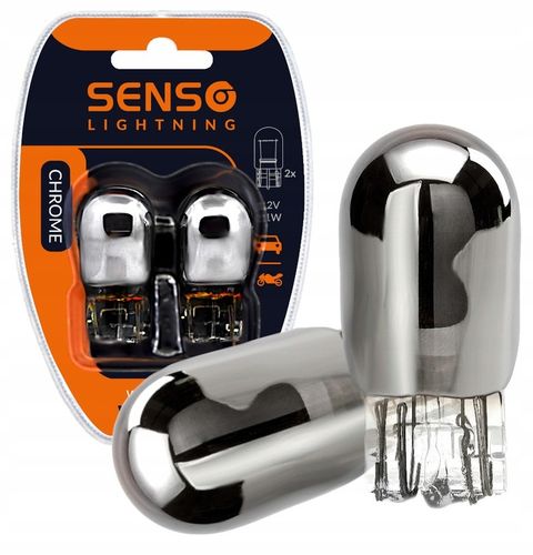 2x ŻARÓWKA SENSO WY21W W21W POMARAŃCZ CHROMOWANA na Arena.pl