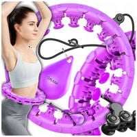 HULA HOP ODCHUDZAJĄCE z Obciążeniem Obciążnikiem Smart z Wypustkami