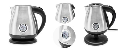 CZAJNIK ELEKTRYCZNY BEZPRZEWODOWY 2200W MOCNY 1,7L SREBRNY RETRO Huslog na Arena.pl