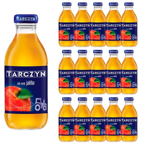 Tarczyn Sok 100% jabłko 300 ml x 15 sztuk na Arena.pl