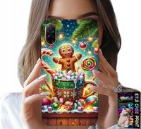 ETUI DO SAMSUNG GALAXY A07 4G - PIERNIK PIERNIKI ŚWIĄTECZNE WZORY +SZKŁO