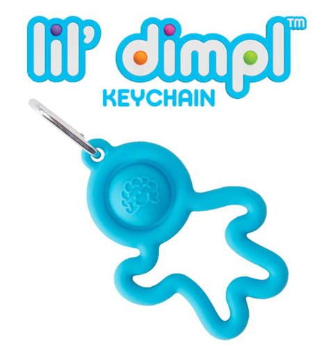 Bąbelki Dimpl Breloczek Liliputek - Niebieski Fat Brain Toy na Arena.pl