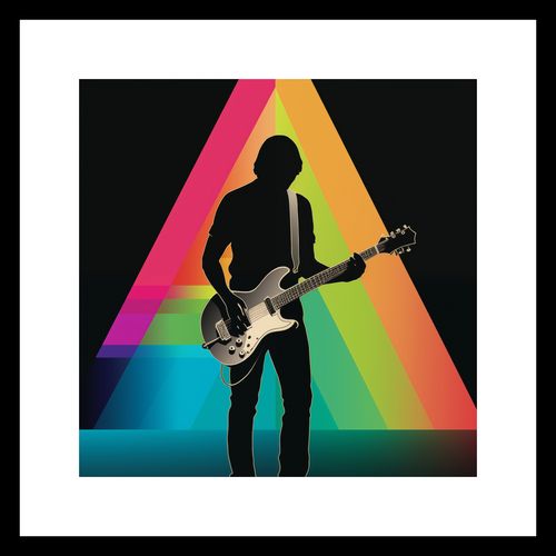Plakat 20x20cm Pryzmat przez Gitarę na Arena.pl