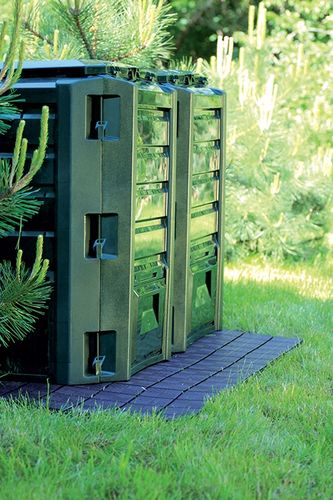 KOMPOSTOWNIK OGRODOWY DOMOWY 800 l Prosperplast Modułowy Duży Dwukomorowy na Arena.pl