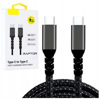 KABEL USB-C / USB-C 100W PD 2M SZYBKI MOCNY PRZEWÓD DO TELEFONU KOMPUTERA