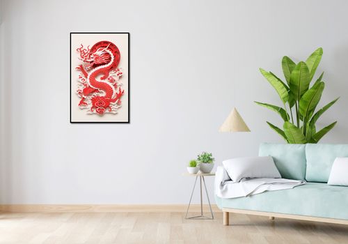 Plakat 56,6x86,4cm Czerwony Smok na Arena.pl