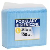 Jednorazowe podkłady higieniczne 100 szt 60x60 cm DAZA Mocne Chłonne 100szt