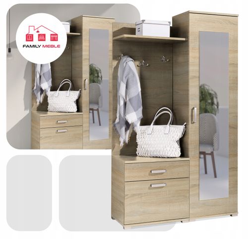 Garderoba przedpokój do przedpokoju szafa szafka na buty Gino Family Meble na Arena.pl