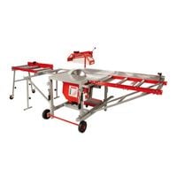 Piła uniwersalna budowlana tarczówka stolarska stołami stolikami bocznymi