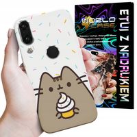 ETUI CASE DO HUAWEI Y7 2019 - SŁODKI KOTEK KOT OBUDOWA PLECKI