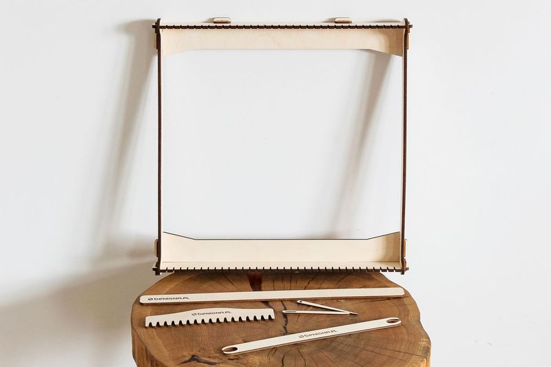 Krosno tkackie, pole robocze 40x40 cm zdjęcie 6