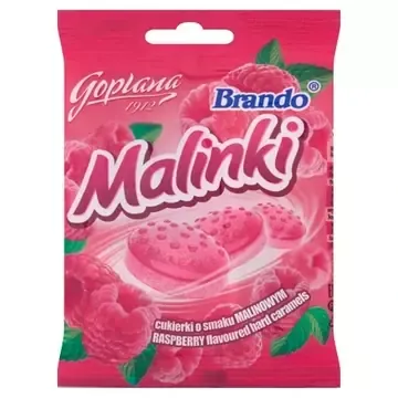 GOPLANA CUKIERKI LANDRYNY MALINKI 90G zdjęcie 1