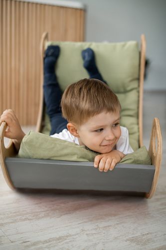 kocyk na bujak drewniany Moon zielony na Arena.pl